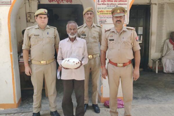 पुलिस कार्रवाई” अवैध गांजा के साथ एक अभियुक्त गिरफ्तार!