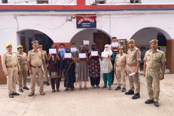 बसखारी पुलिस टीम की बड़ी कार्रवाई: 12 घंटे के अंदर लूटेरी दुल्हन सहित गैंग के कुल 9 आरोपियों को किया गिरफ्तार” जिसमें 05 महिला शामिल है।