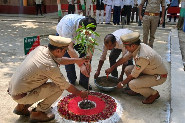 विश्व पर्यावरण दिवस पर जिलाधिकारी ने कलेक्ट्रेट परिसर में वृक्षारोपण किया!