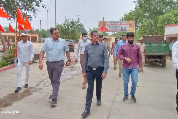 मुख्यमंत्री के आगमन पर मंडलायुक्त और आईजी ने सुरक्षा व्यवस्था की तैयारियों का लिया जायजा