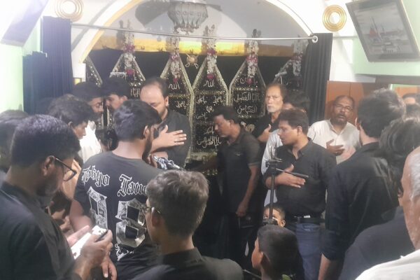 9वीं मोहर्रम की मजलिस सम्पन्न” मजलिस को सम्बोधित किया मौलाना इंतेज़ार अली ने”