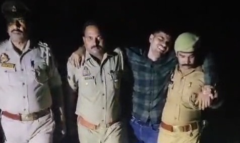 नाबालिग से दुराचार करने वाला आरोपी पुलिस मुठभेड़ में दबोच गया!